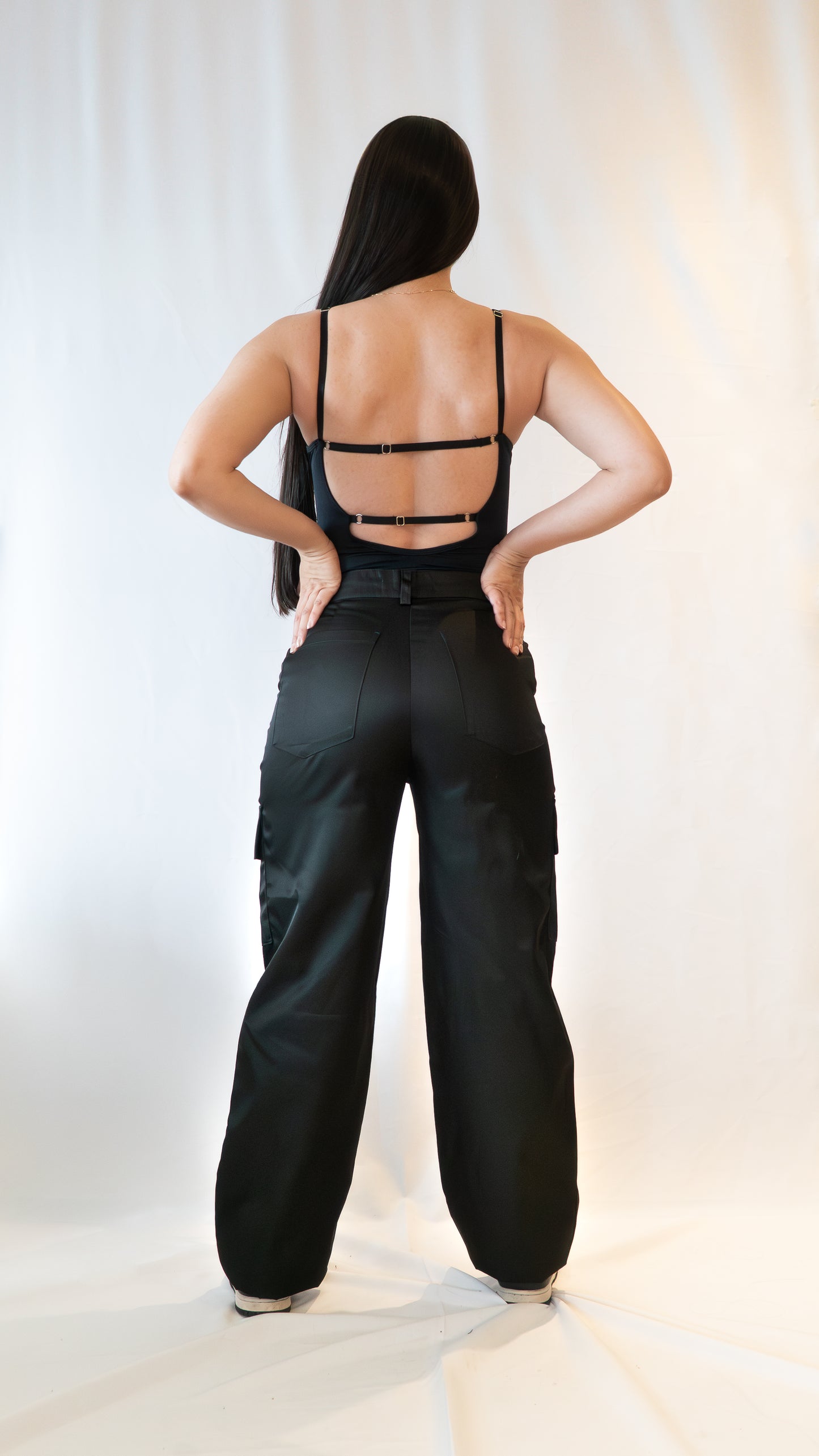 Pantalón CARGO Elegance Sport (Negro)