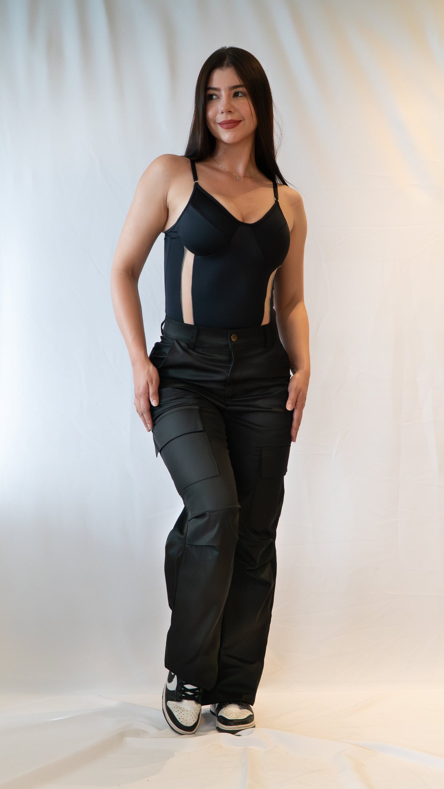 Pantalón CARGO Elegance Sport (Negro)