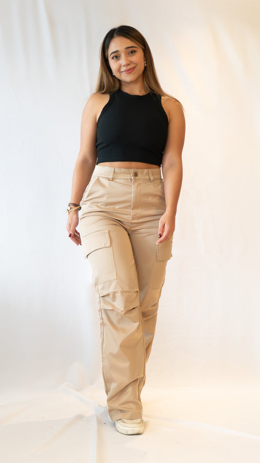 Pantalón CARGO Elegance Sport (Camel)